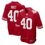 Maglia NFL Game San Francisco 49ers Josh Hokit Rosso