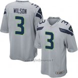 Maglia NFL Game Seattle Seahawks Wilson Grigio