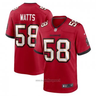 Maglia NFL Game Tampa Bay Buccaneers Markees Watts Rosso