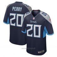 Maglia NFL Game Tennessee Titans Senorise Perry Blu