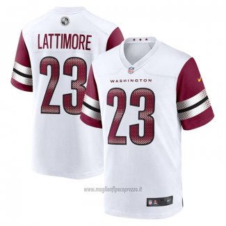 Maglia NFL Game Washington Commanders Marshon Lattimore Bianco