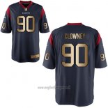 Maglia NFL Gold Game Houston Texans Clowney Profundo Blu