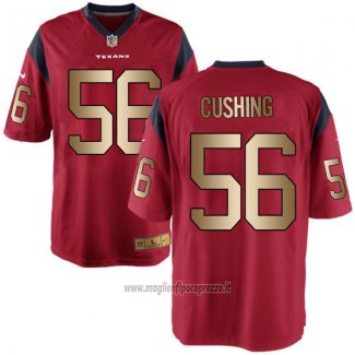 Maglia NFL Gold Game Houston Texans Cushing Rosso