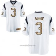 Maglia NFL Gold Game Houston Texans Savage Bianco