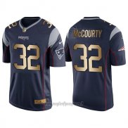 Maglia NFL Gold Game New England Patriots Mccourty Profundo Blu