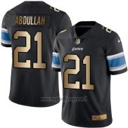 Maglia NFL Gold Legend Detroit Lions Abdullah Nero