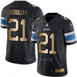 Maglia NFL Gold Legend Detroit Lions Abdullah Nero