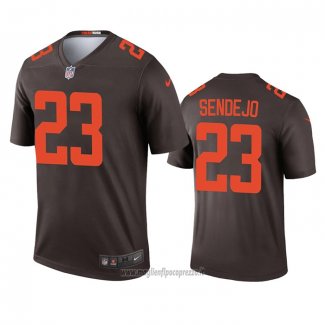 Maglia NFL Legend Cleveland Browns Andrew Sendejo Alternato Marrone