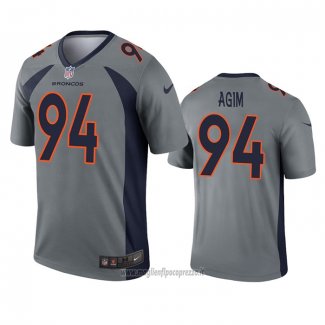 Maglia NFL Legend Denver Broncos Mctelvin Agim Inverted Grigio