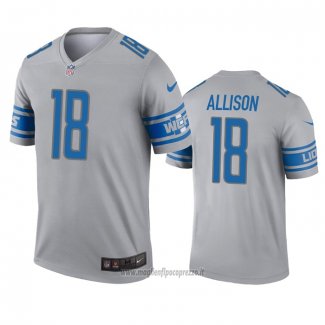 Maglia NFL Legend Detroit Lions Geronimo Allison Inverted Grigio