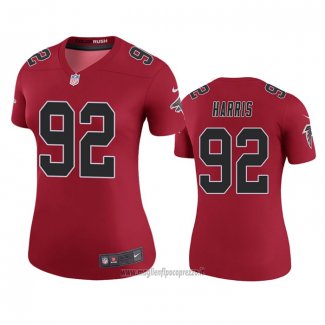 Maglia NFL Legend Donna Atlanta Falcons Charles Harris Rosso Color Rush