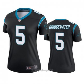Maglia NFL Legend Donna Carolina Panthers Teddy Bridgewater Nero
