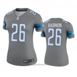 Maglia NFL Legend Donna Detroit Lions Duron Harmon Grigio Color Rush