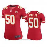 Maglia NFL Legend Donna Kansas City Chiefs Willie Gay Jr. Rosso Color Rush
