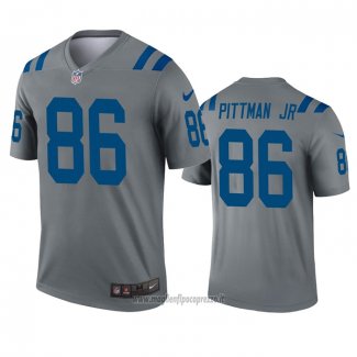 Maglia NFL Legend Indianapolis Colts Mike Pittman Jr. Inverted Grigio
