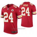 Maglia NFL Legend Kansas City Chiefs Jordan Lucas Rosso Color Rush