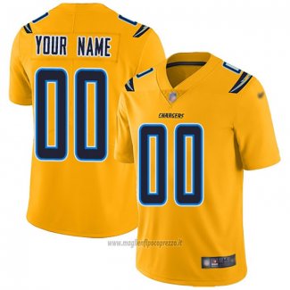 Maglia NFL Legend Los Angeles Chargers Personalizzate Giallo