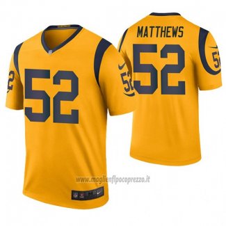 Maglia NFL Legend Los Angeles Rams Clay Matthews Or Color Rush