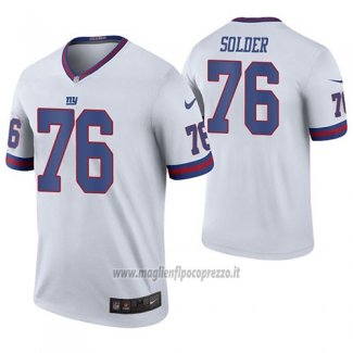 Maglia NFL Legend New York Giants Nate Solder Bianco Color Rush