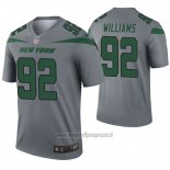 Maglia NFL Legend New York Jets 92 Leonard Williams Inverted Grigio