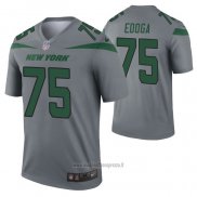 Maglia NFL Legend New York Jets Chuma Edoga Inverted Grigio