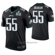 Maglia NFL Legend Philadelphia Eagles Brandon Graham Nero Super Bowl Lii Champions Color Rush