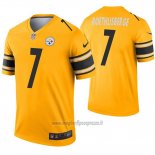 Maglia NFL Legend Pittsburgh Steelers 7 Ben Roethlisberger Inverted Or