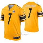 Maglia NFL Legend Pittsburgh Steelers 7 Ben Roethlisberger Inverted Or