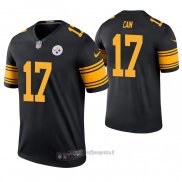 Maglia NFL Legend Pittsburgh Steelers Deon Cain Color Rush Nero