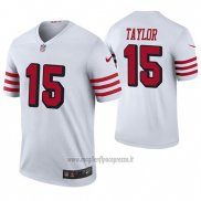 Maglia NFL Legend San Francisco 49ers Trent Taylor Bianco Color Rush
