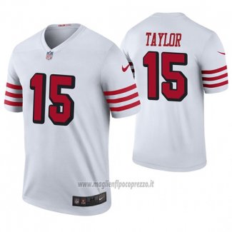 Maglia NFL Legend San Francisco 49ers Trent Taylor Bianco Color Rush