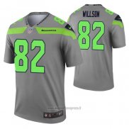 Maglia NFL Legend Seattle Seahawks Luke Willson Inverted Grigio