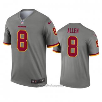 Maglia NFL Legend Washington Commanders Kyle Allen Inverted Grigio