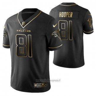 Maglia NFL Limited Atlanta Falcons Austin Hooper Golden Edition Nero