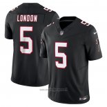 Maglia NFL Limited Atlanta Falcons Drake London Vapor F.U.S.E. Nero