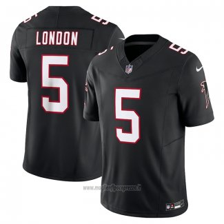 Maglia NFL Limited Atlanta Falcons Drake London Vapor F.U.S.E. Nero