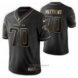 Maglia NFL Limited Atlanta Falcons Jake Matthews Golden Edition Nero