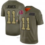 Maglia NFL Limited Atlanta Falcons Jones 2019 Salute To Service Verde