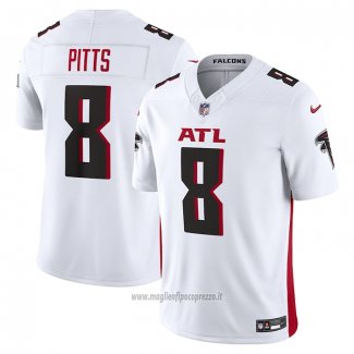 Maglia NFL Limited Atlanta Falcons Kyle Pitts Vapor F.u.s.e. Bianco