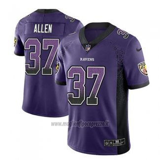 Maglia NFL Limited Baltimore Ravens Javorius Allen Viola 2018 Rush Drift Fashion