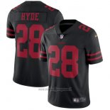 Maglia NFL Limited Bambino San Francisco 49ers 28 Hyde Nero