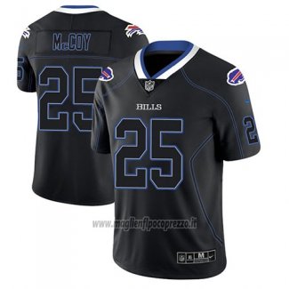 Maglia NFL Limited Buffalo Bills Lesean Mccoy Nero Color Rush 2018 Lights Out
