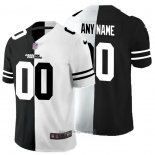 Maglia NFL Limited Carolina Panthers Personalizzate Black White Split