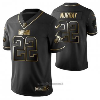 Maglia NFL Limited Cleveland Browns Eric Murray Golden Edition Nero