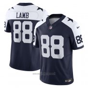 Maglia NFL Limited Dallas Cowboys Ceedee Lamb Vapor F.u.s.e. Blu Bianco