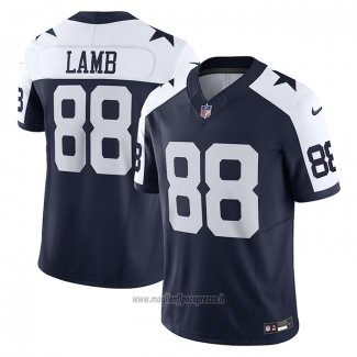 Maglia NFL Limited Dallas Cowboys Ceedee Lamb Vapor F.u.s.e. Blu Bianco
