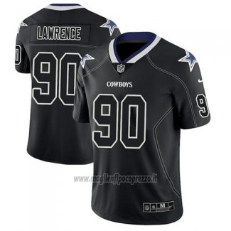 Maglia NFL Limited Dallas Cowboys Demarcus Lawrence Nero Color Rush 2018 Lights Out