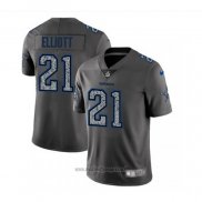 Maglia NFL Limited Dallas Cowboys Elliott Static Fashion Grigio