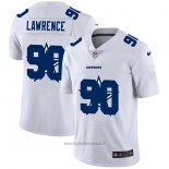 Maglia NFL Limited Dallas Cowboys Lawrence Logo Dual Overlap Bianco