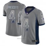 Maglia NFL Limited Dallas Cowboys Prescott Rush Drift Fashion Grigio